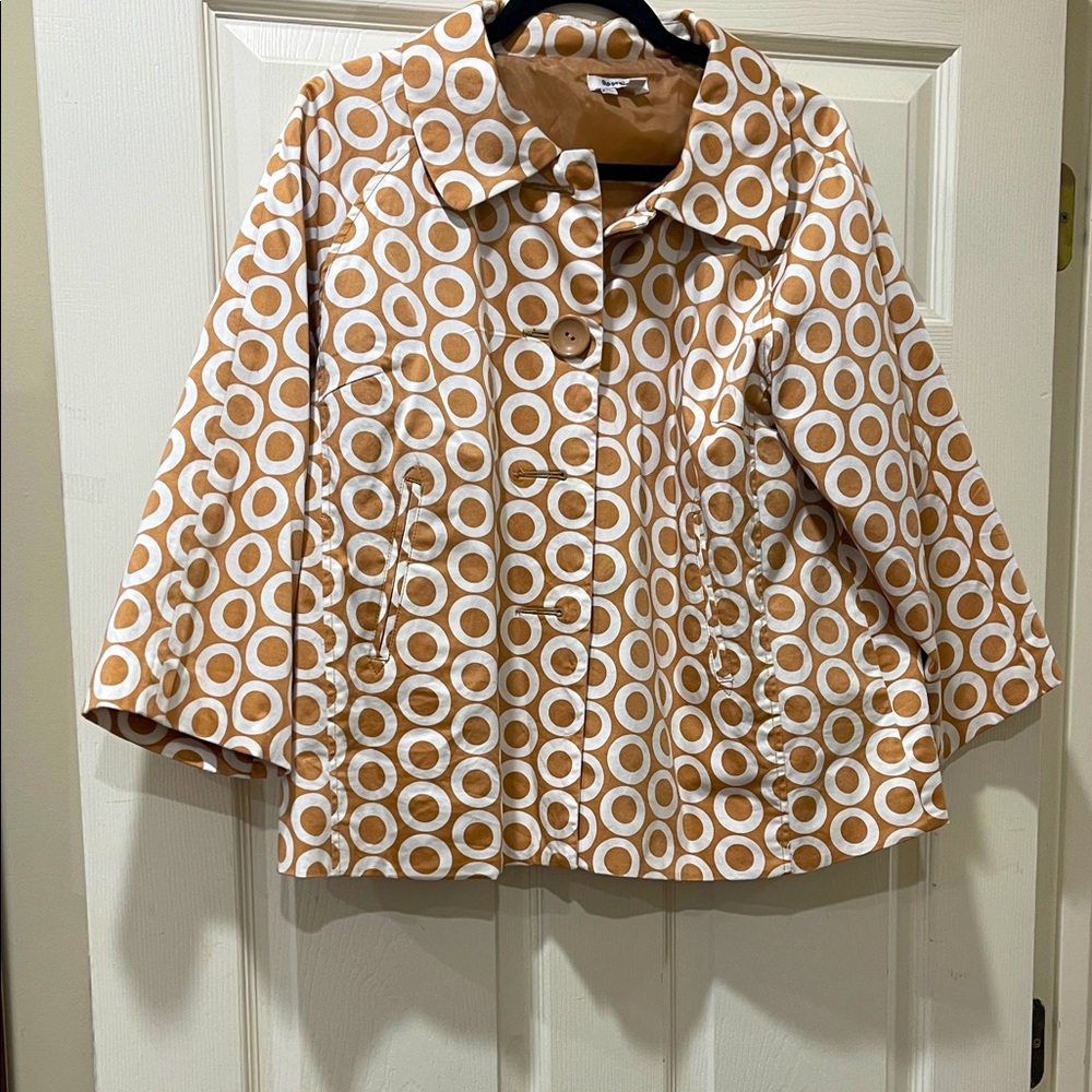 StylishJacket with Circle Pattern